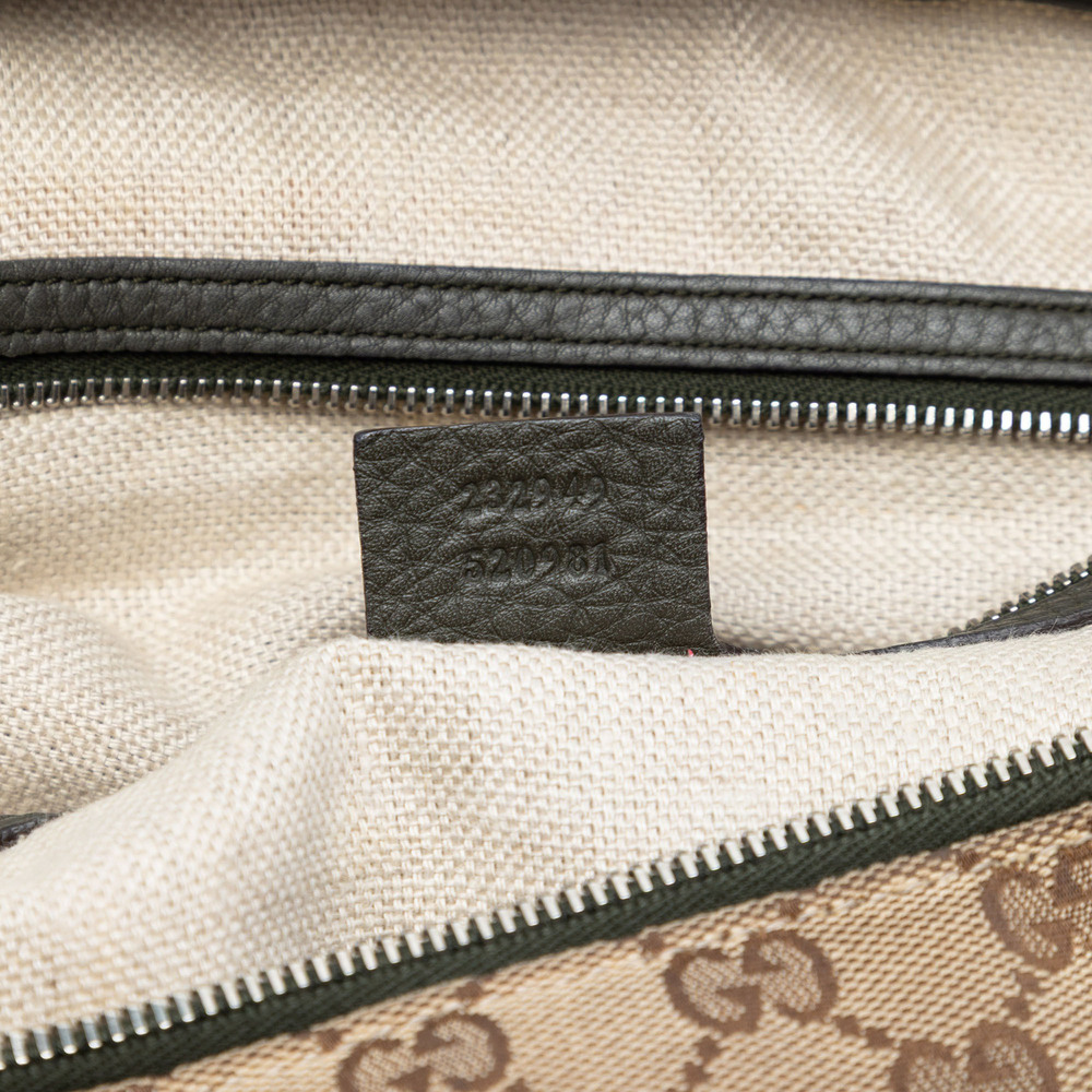 Pre-Loved Gucci Large GG Canvas Icon Bit Satchel - Picture 6 of 7